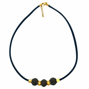 Sweet Rusty black necklace