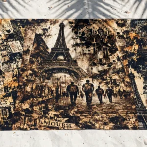 L'amour Vintage Beach Towel