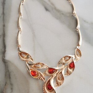 Vintage Red Necklace