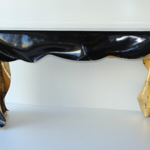 CURVE CONSOLE concrete sculpture