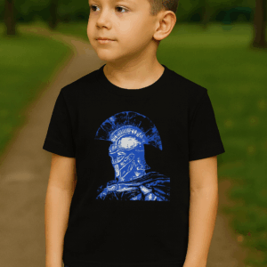 Warrior man t-shirt Kids