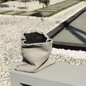 SILBAG concrete sculpture